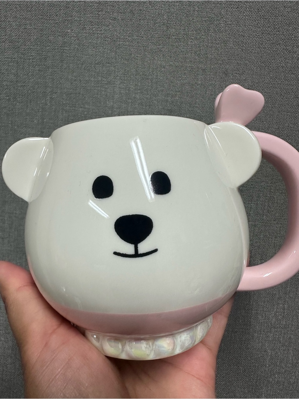 Mug Bottom - Pink Ballerina Bear from Philippines